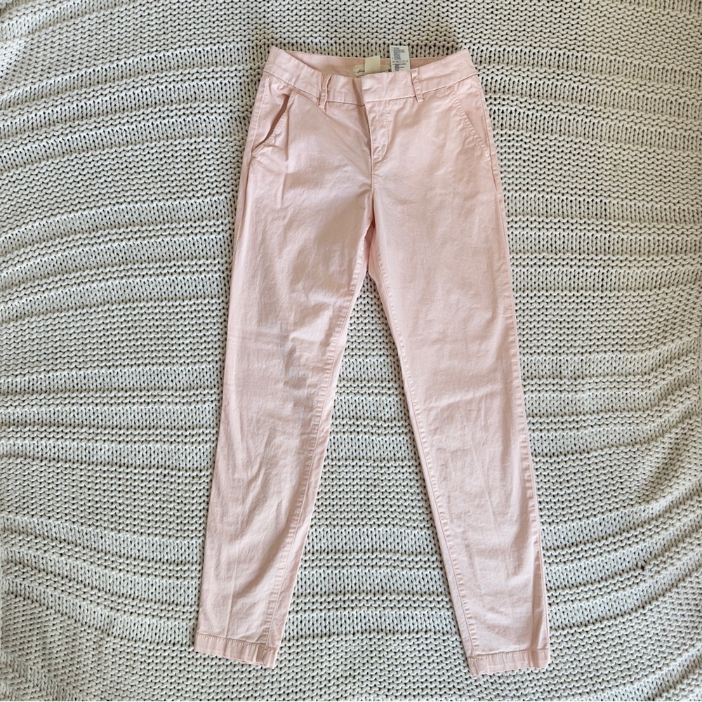H&M L.O.G.G. Peach Straight Leg Pants